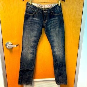 LEVI’S Sz 29 x 32 White  Label Distressed Jeans